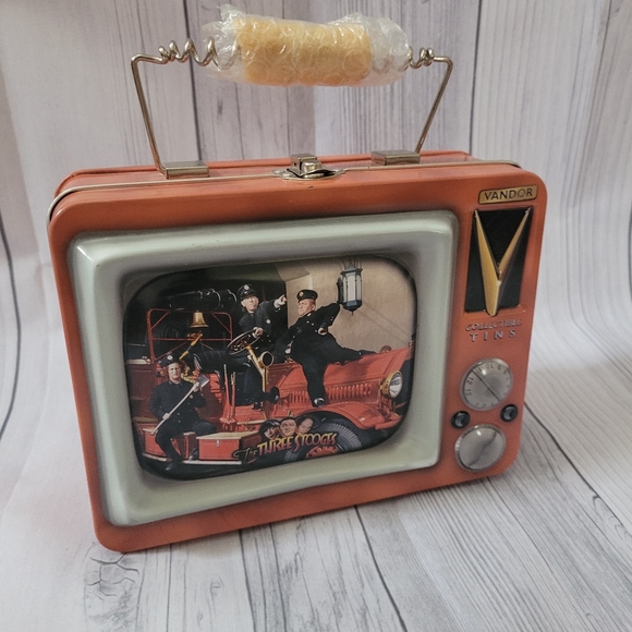 Vandor Three Stooges Vintage Tin Box TV antenna - Picture 1 of 8